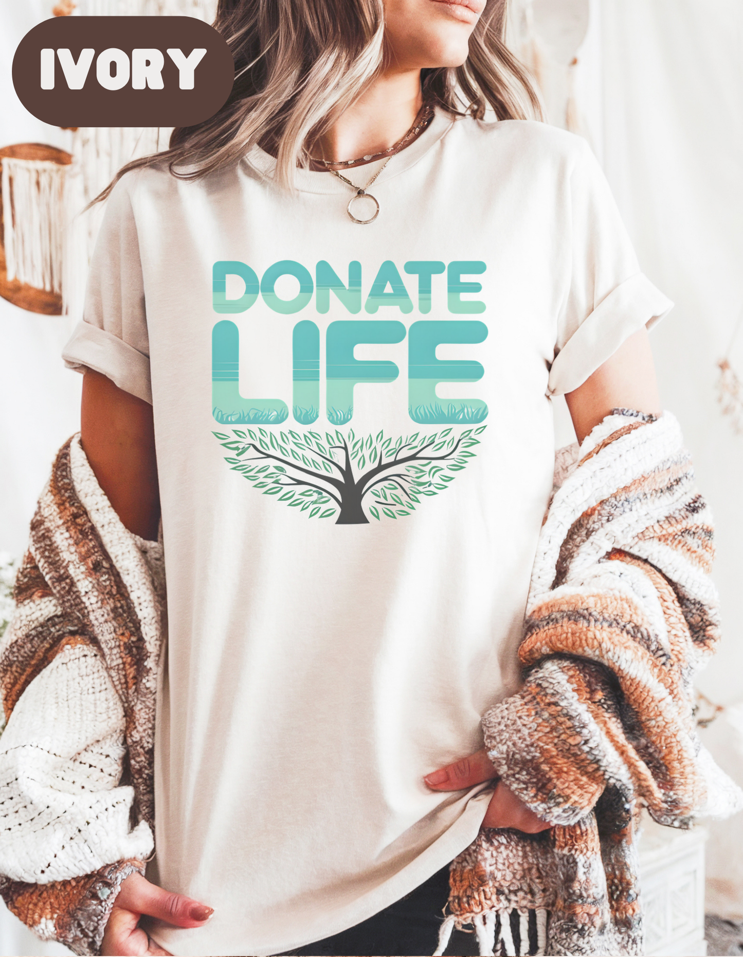 Donate Life Comfort Colors T shirt, Organ Donation, Organ Transplant, Support Organ Donation, Kidney Donor, Liver Donor, Warrior, Transplant Surivivor