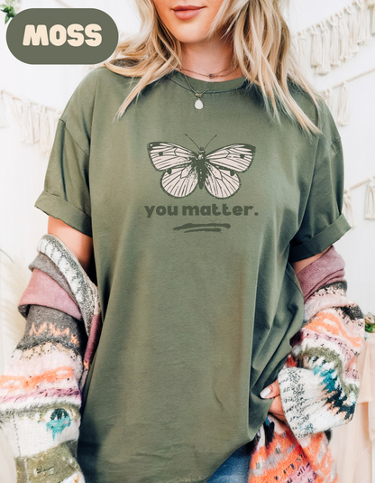 You Matter Organ Donor Shirt, Comfort Colors® Living Donor Gift, Organ Donation Awareness Tee, Donor Family Support Shirt, Inspirational Transplant T-Shirt, CPTC Exam Gift, Kidney Donation Shirt, Transplant Nurse Apparel