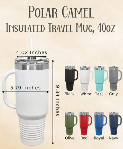 CPTC Certified, Angel, Insulated Travel Mug, 40oz