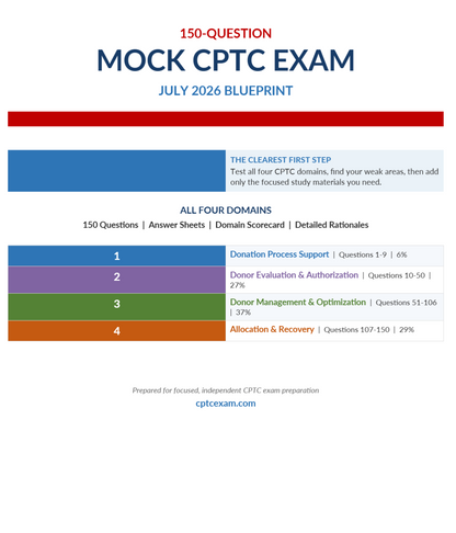 Mock CPTC Exam - 150 CPTC Exam Practice Questions (July 2026 Edition)