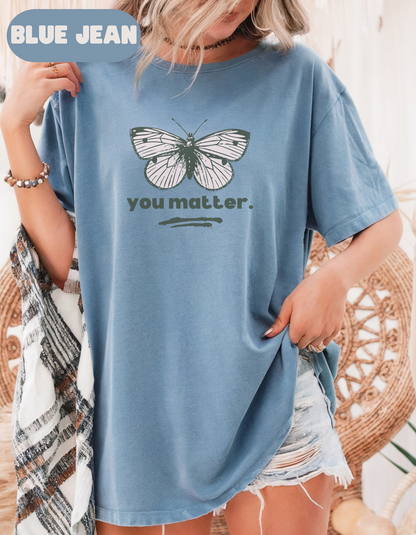 You Matter Organ Donor Shirt, Comfort Colors® Living Donor Gift, Organ Donation Awareness Tee, Donor Family Support Shirt, Inspirational Transplant T-Shirt, CPTC Exam Gift, Kidney Donation Shirt, Transplant Nurse Apparel