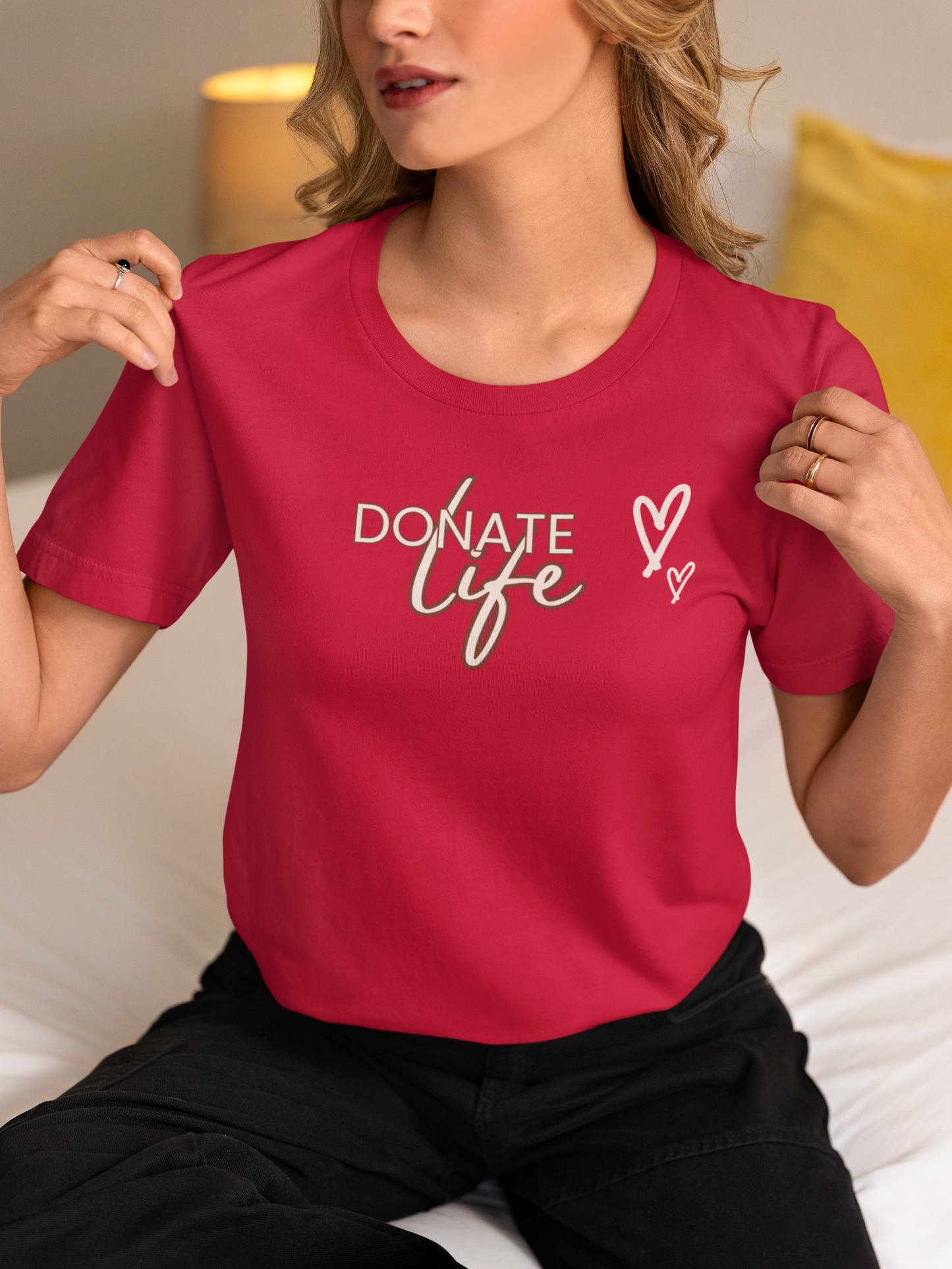 Donate Life, Hearts, Softstyle T Shirt