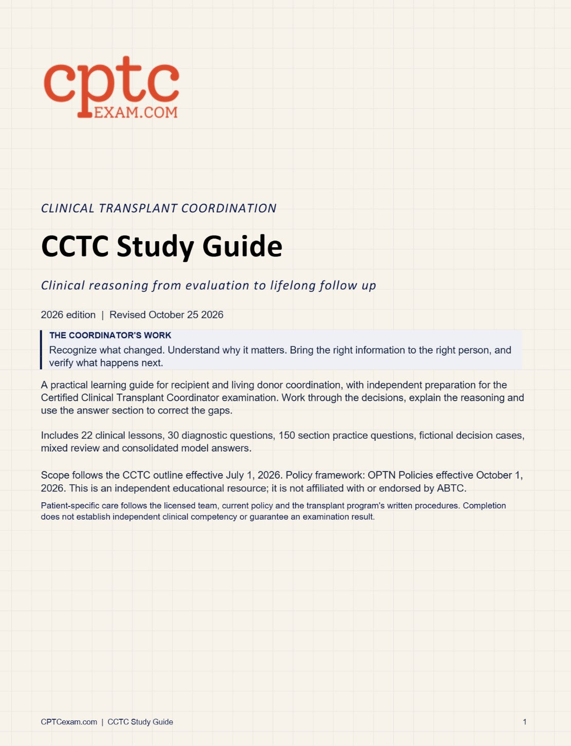 The Complete CCTC Exam Study Guide + 150 Practice Questions & Pre-Test — 2026 Edition