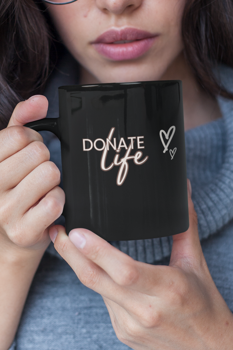 Donate Life Hearts, Coffee Mug