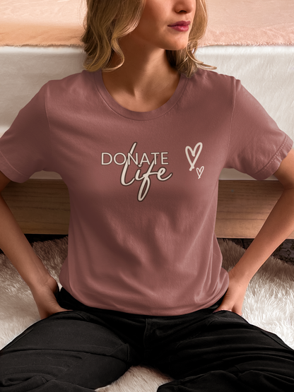 Donate Life, Hearts, Softstyle T Shirt