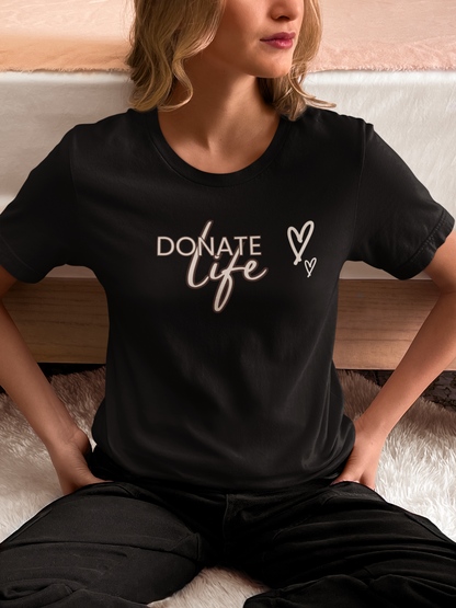 Donate Life, Hearts, Softstyle T Shirt