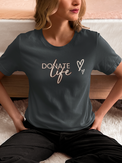 Donate Life, Hearts, Softstyle T Shirt