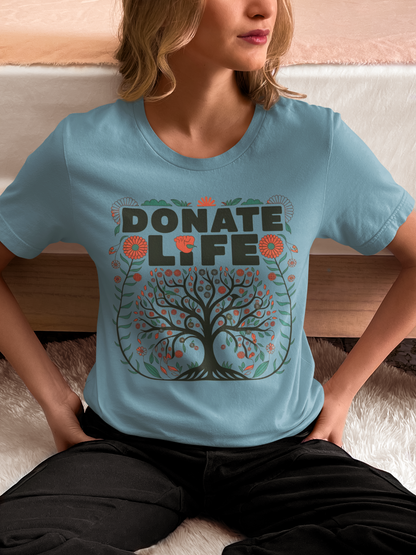 Donate Life, Tree, SoftStyle T Shirt