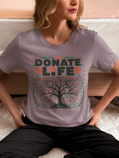 Donate Life, Tree, SoftStyle T Shirt