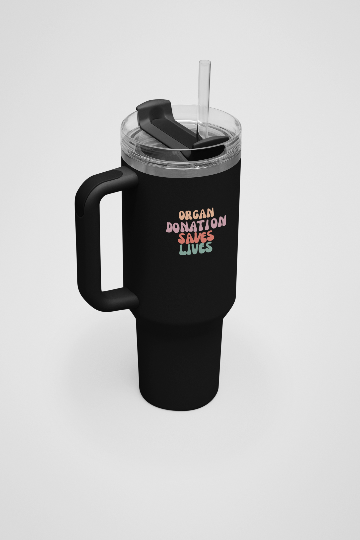 Organ Donation Saves Lives, Insulated 40oz Travel Mug