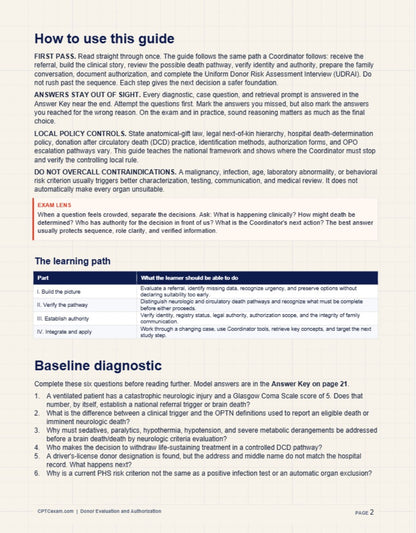 Donor Identification & Referral - Study Guide- (2026 Edition)