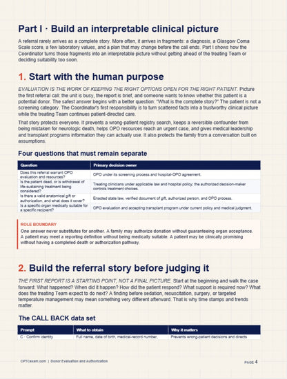Donor Identification & Referral - Study Guide- (2026 Edition)