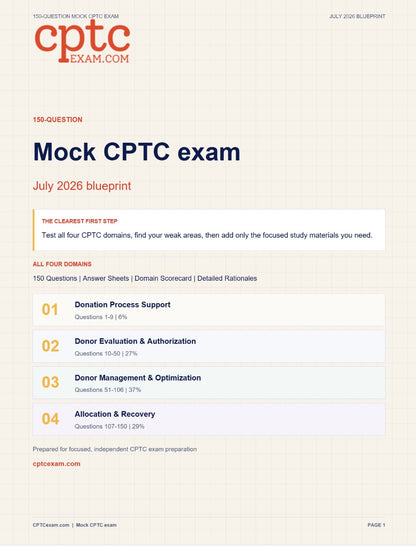 Mock CPTC Exam - 150 Practice Questions - 2026 Spiral Bound Edition