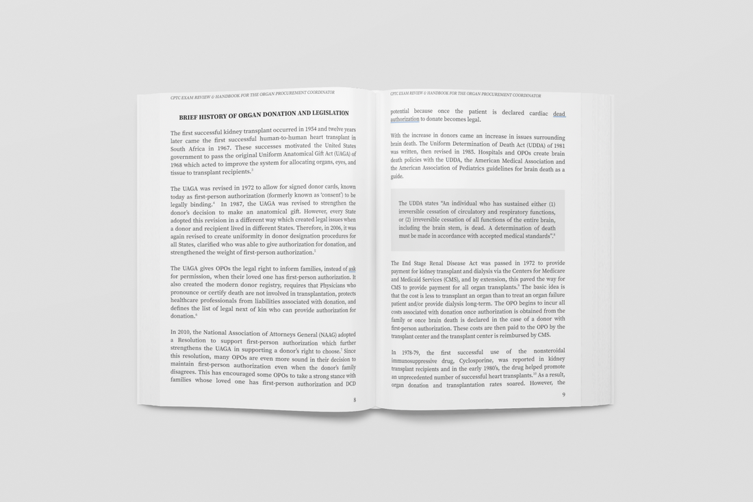 CPTC Exam Review Study Guide & Organ Donation – CPTCexam