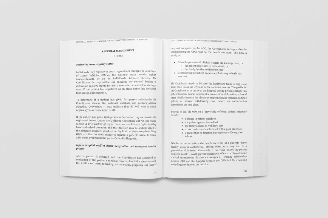 CPTC Exam Review Study Guide & Organ Donation – CPTCexam