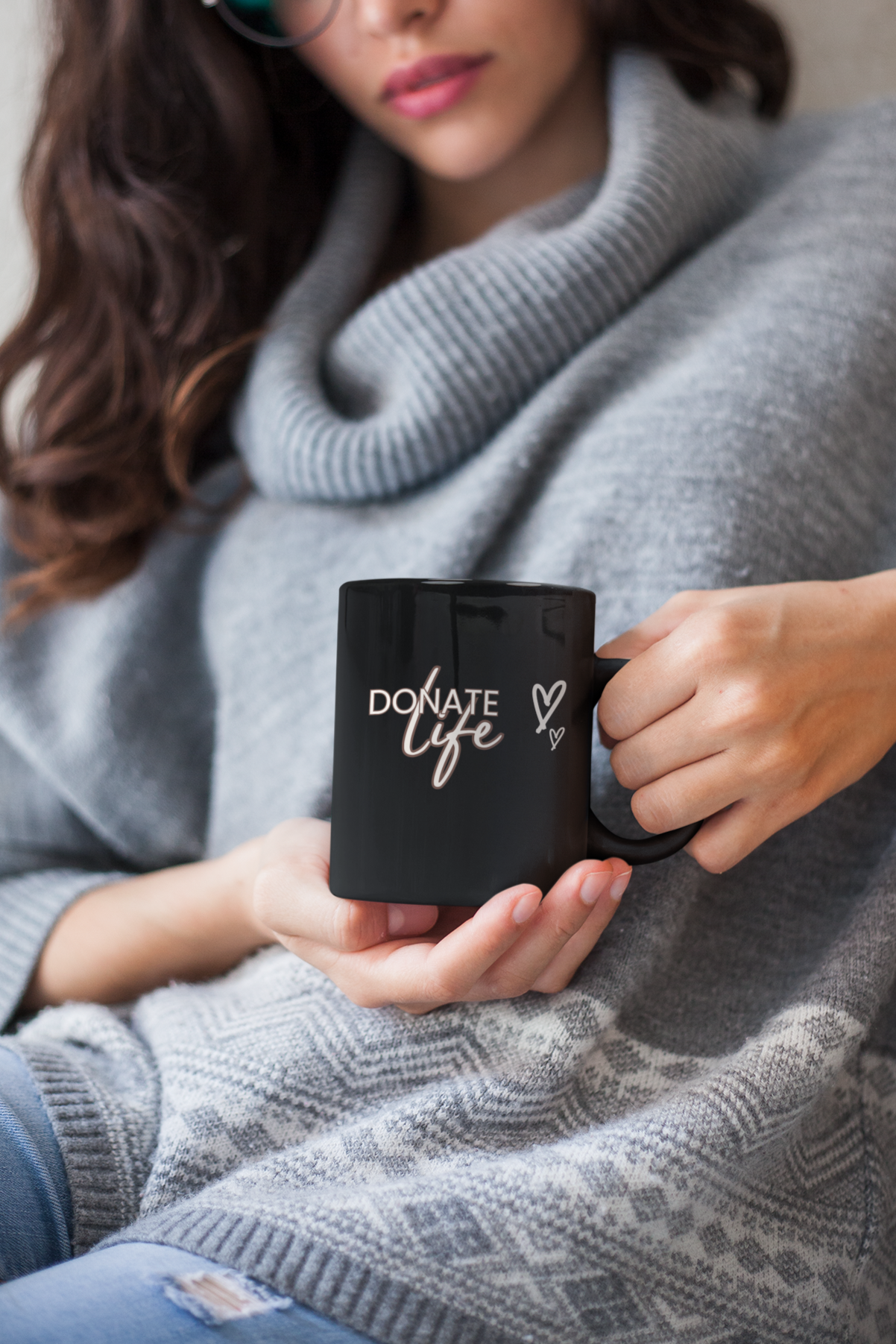 Donate Life Hearts, Coffee Mug