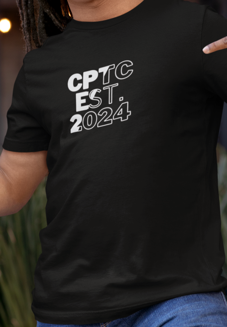 CPTC Est. 2024, Comfort T Shirt, Black