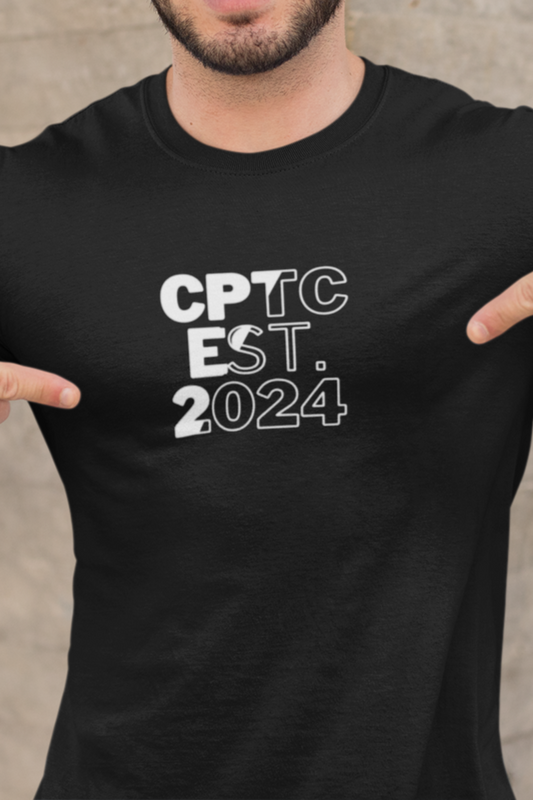 CPTC Est. 2024, Comfort T Shirt, Black