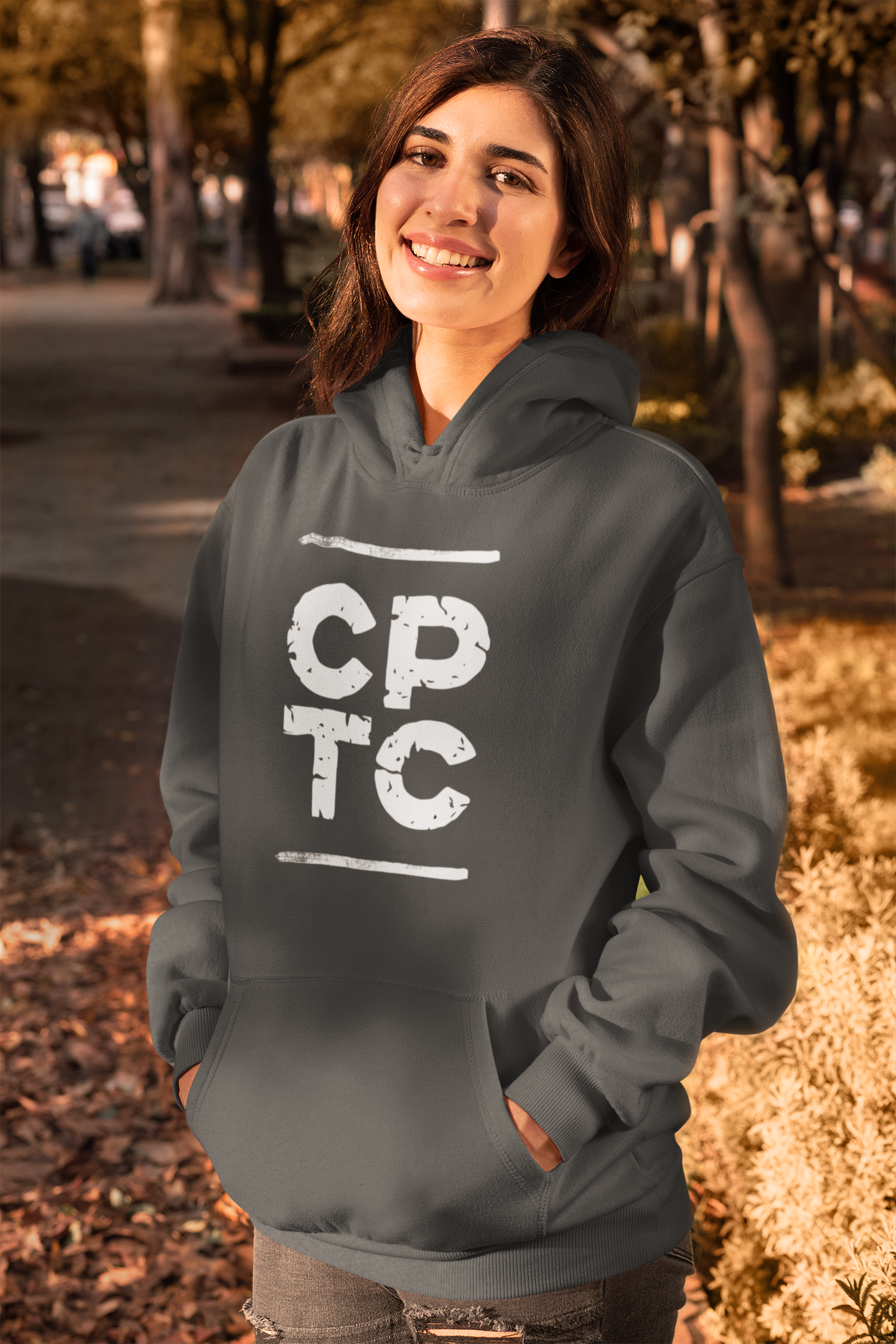 Distressed CPTC Sweatshirt, Champion Hoodie