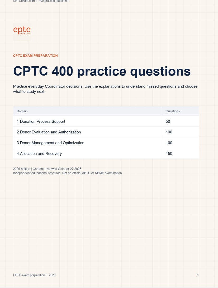 CPTC Exam Practice Questions — 400 Questions | 2026 Edition | Digital Download