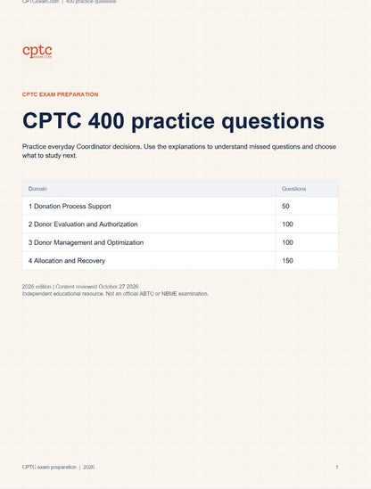 CPTC Exam Practice Questions — 400 Questions | 2026 Edition | Digital Download
