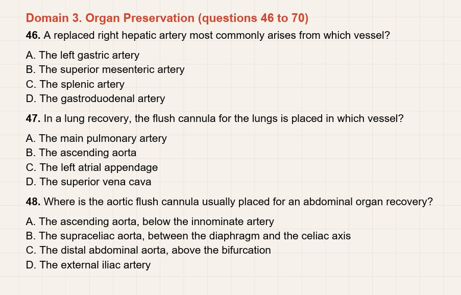 CTP Exam Study Guide: A Field Guide for New Organ Preservationists