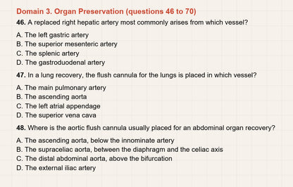 CTP Exam Study Guide: A Field Guide for New Organ Preservationists