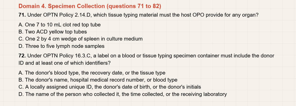 CTP Exam Study Guide: A Field Guide for New Organ Preservationists