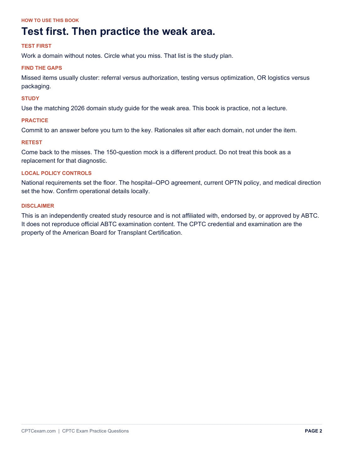 CPTC Exam Practice Questions — 400 Questions | Spiral-Bound July 2026 Edition