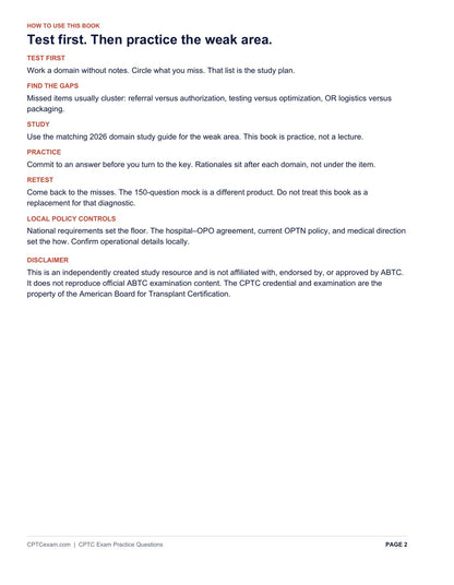 CPTC Exam Practice Questions — 400 Questions | Spiral-Bound July 2026 Edition