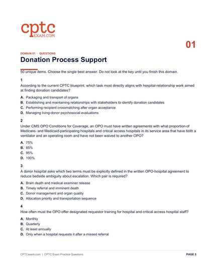 CPTC Exam Practice Questions — 400 Questions | Spiral-Bound July 2026 Edition