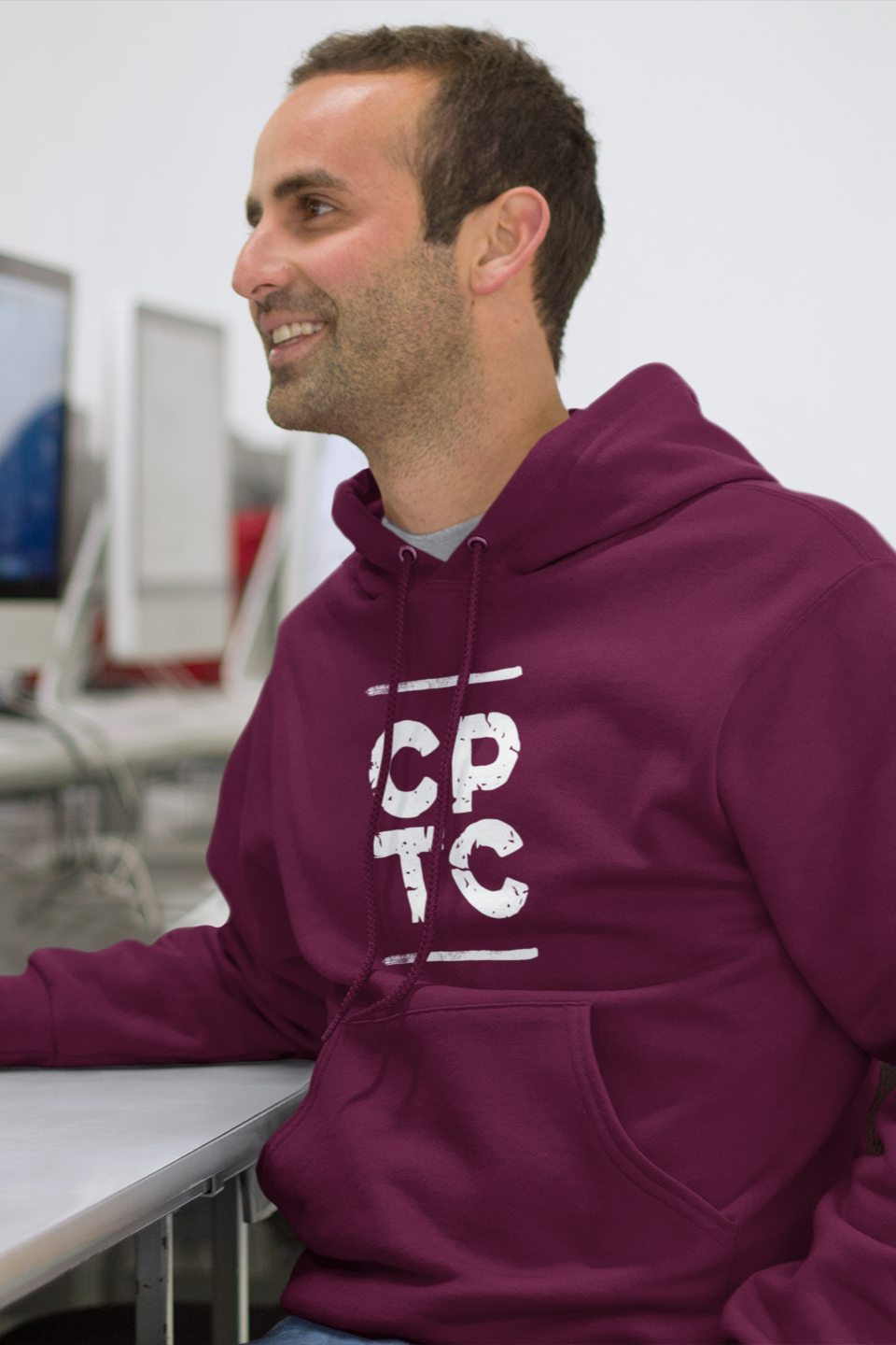 Distressed CPTC Sweatshirt, Champion Hoodie