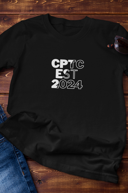 CPTC Est. 2024, Comfort T Shirt, Black